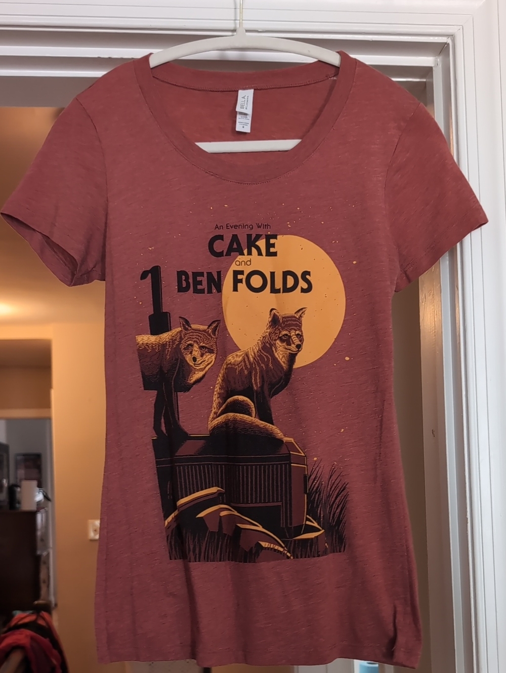 Cake + Ben Folds Extra Soft Slim Fit Concert Tee